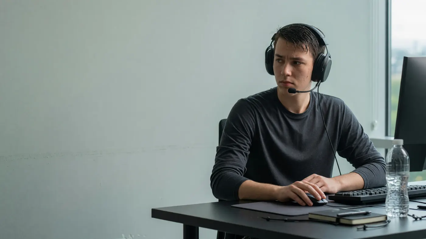 Player profile role sheet on an analyst desk